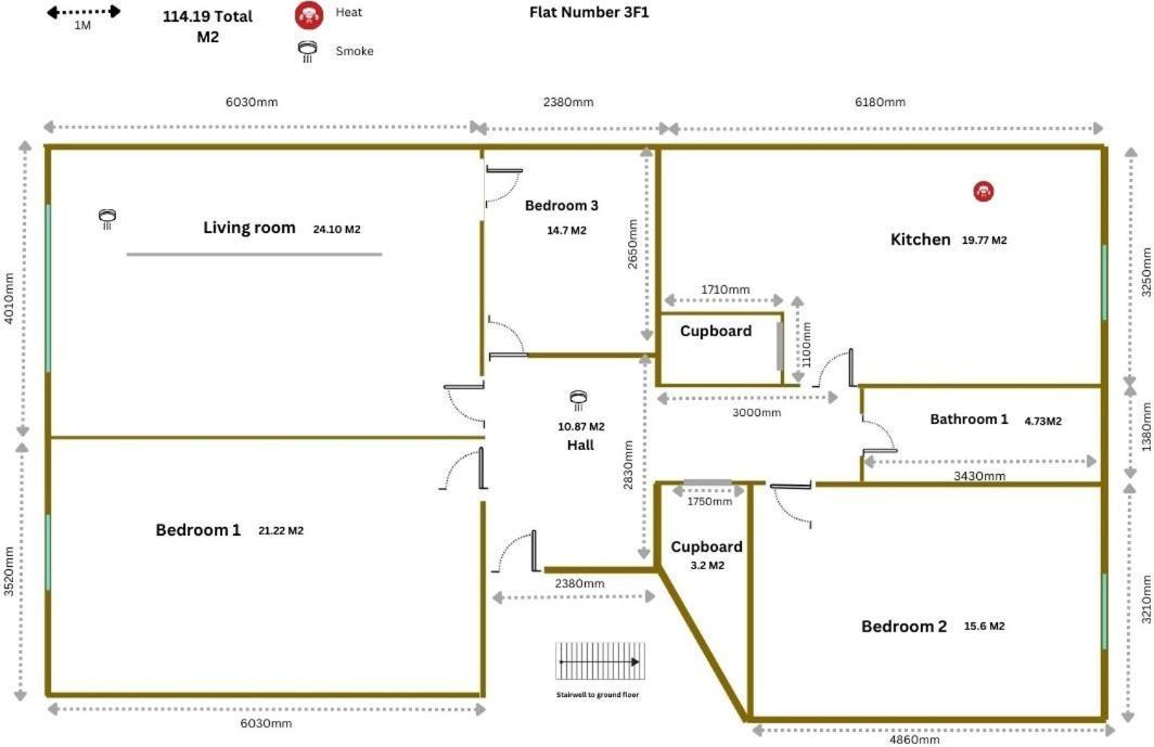 3 Bed Overlooking Meadows Park Edinburgh Bagian luar foto